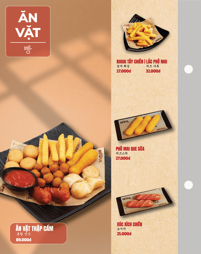 Menu SEOUL Gia Kiệm trang 14