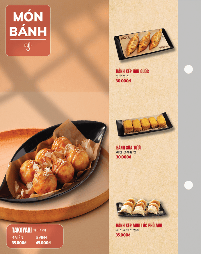 Menu SEOUL Hồng Ngự trang 7
