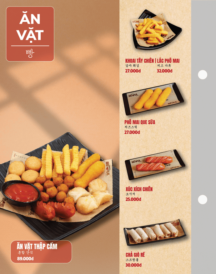 Menu SEOUL Hồng Ngự trang 13