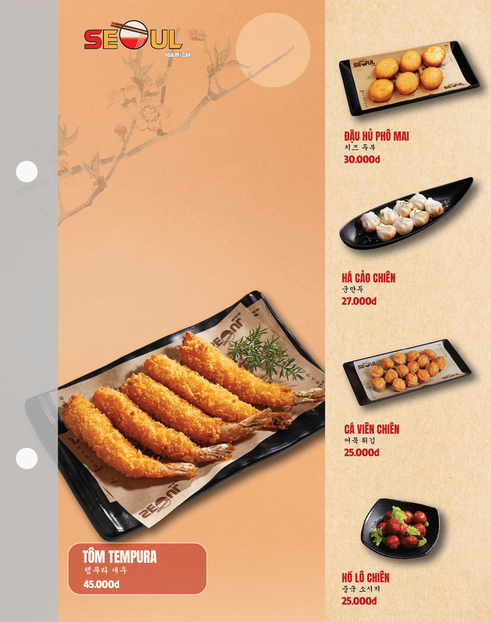 Menu SEOUL Hồng Ngự trang 14