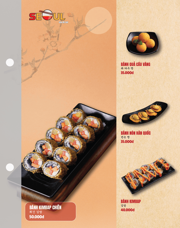 Menu SEOUL Lê Văn Quới trang 8