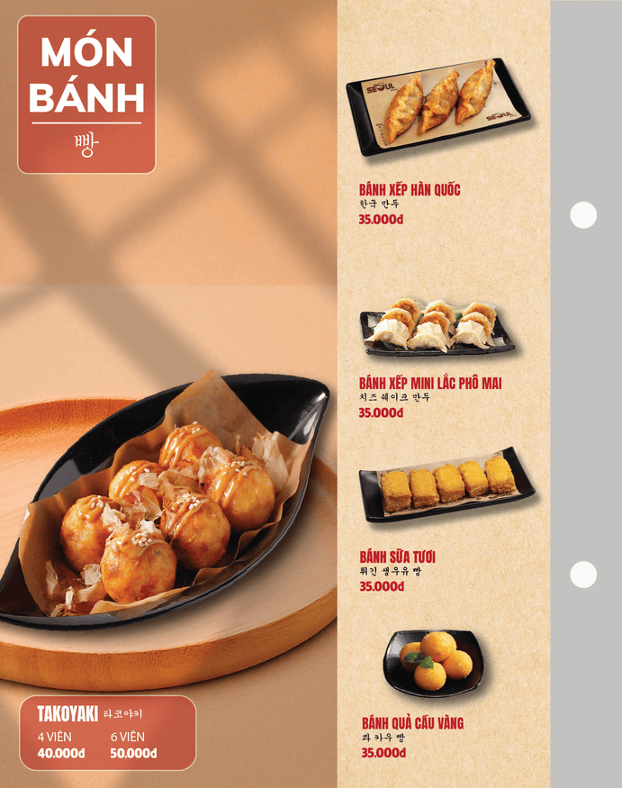 Menu SEOUL Mỹ Tho 2 trang 7
