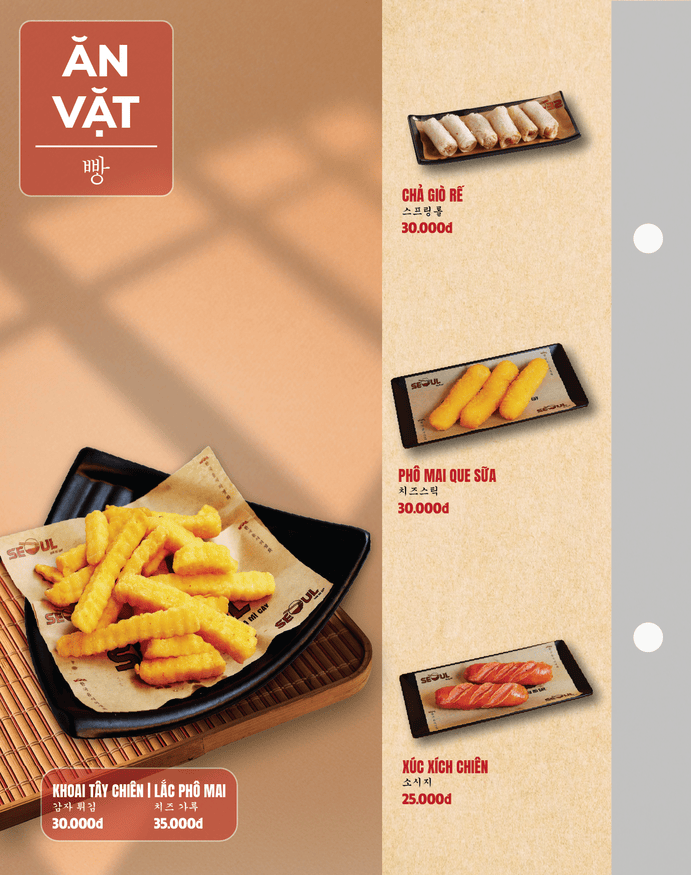 Menu SEOUL Hiệp Phước trang 13