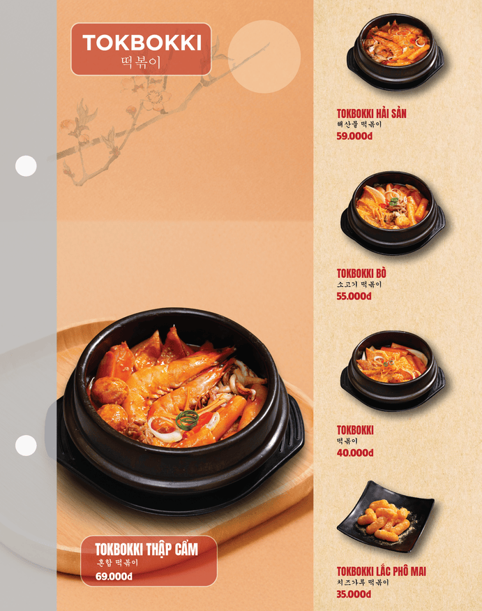Menu SEOUL Tân Phước Khánh trang 12