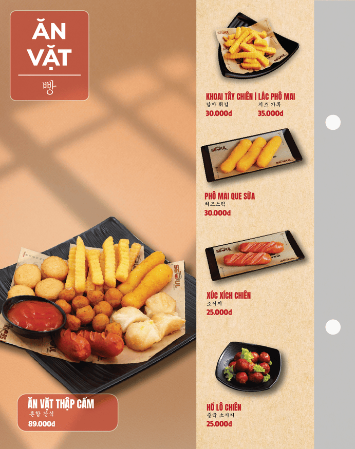 Menu SEOUL Tân Phước Khánh trang 13