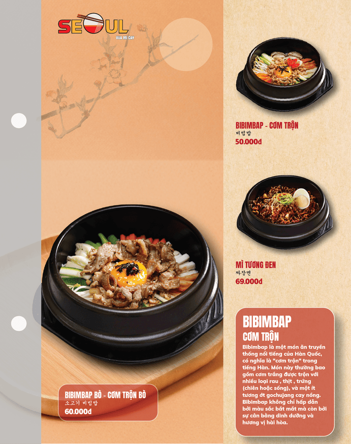 Menu SEOUL Vĩnh Lộc A trang 10
