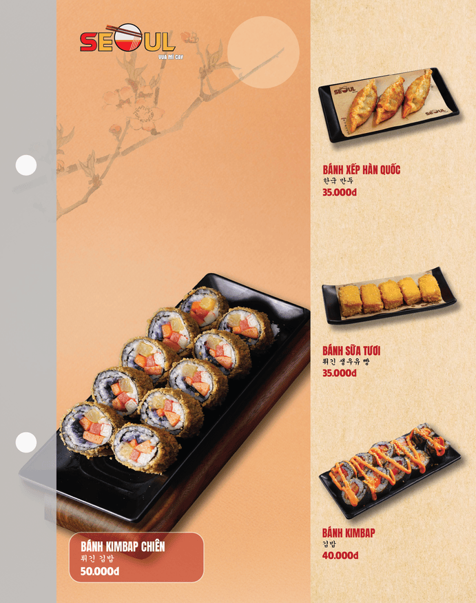 Menu SEOUL Vĩnh Lộc B trang 8