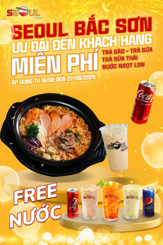 Năm học mới sang – ưu đãi ngập tràn – SEOUL BẮC SƠN