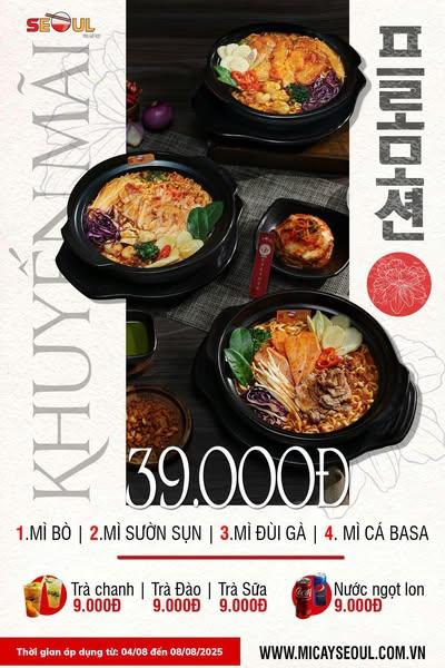 Tháng mới chớ bỏ qua – deal ngon cực đã – SEOUL HÀ HUY GIÁP