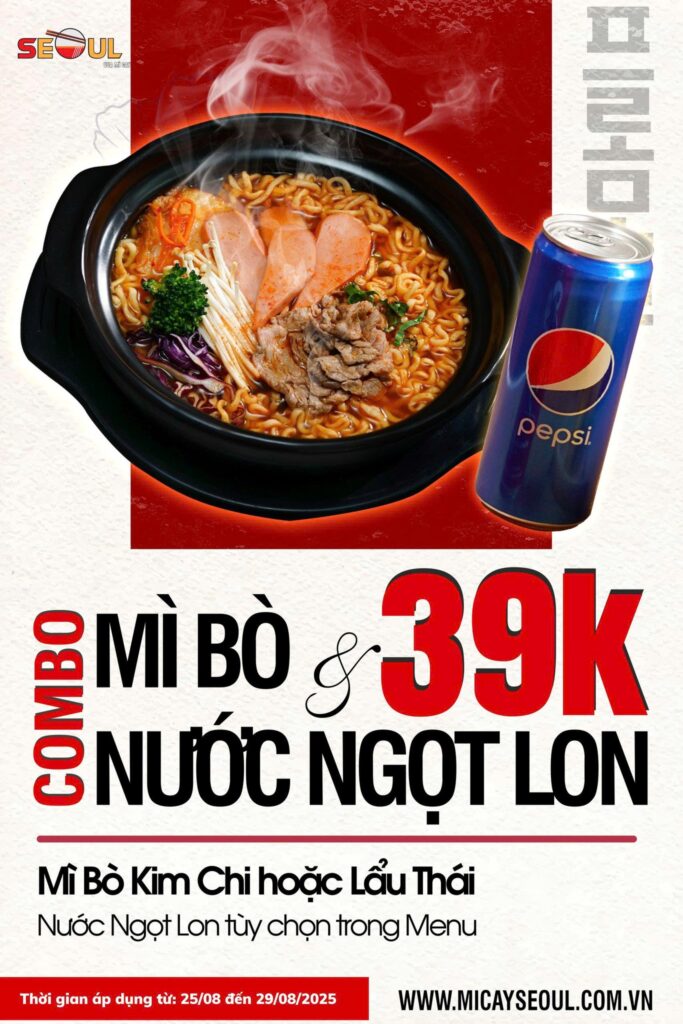 Vào năm học mới – combo xịn tới! – SEOUL KIẾN AN