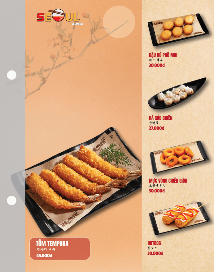 Menu SEOUL Đô Lương trang 14
