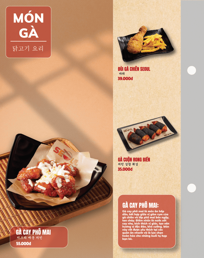 Menu SEOUL Núi Thành trang 11