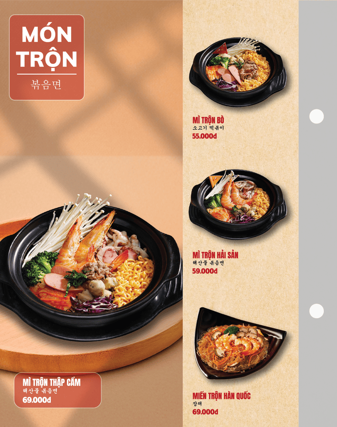 Menu SEOUL Linh Đàm trang 9
