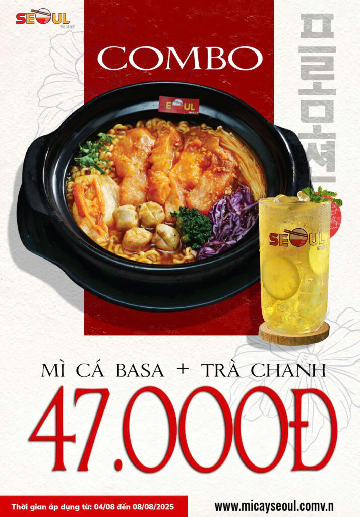 Tháng 08 bùng vị – deal ngon hết ý – SEOUL NÚI THÀNH