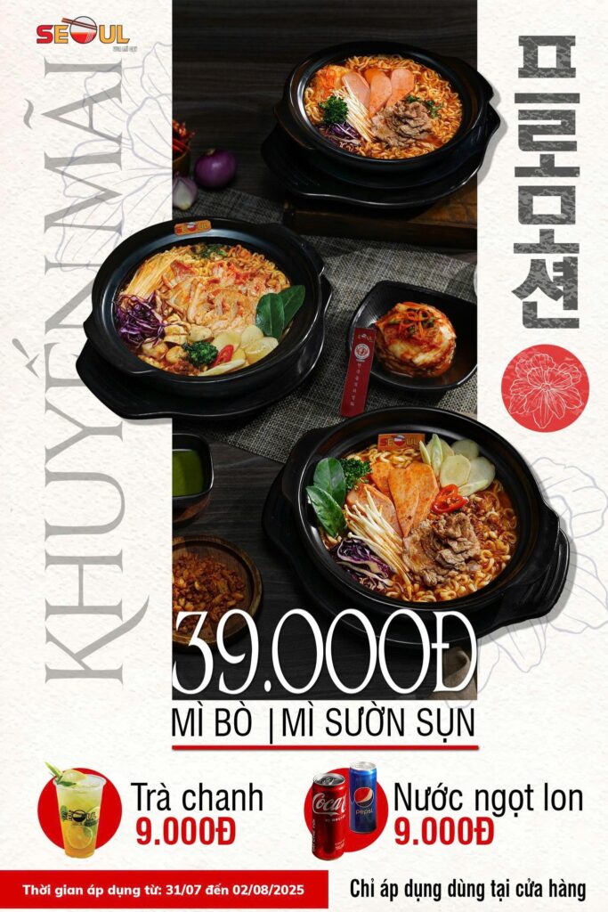 Tháng mới rộn ràng – deal hot sẵn sàng – SEOUL PHAN THIẾT