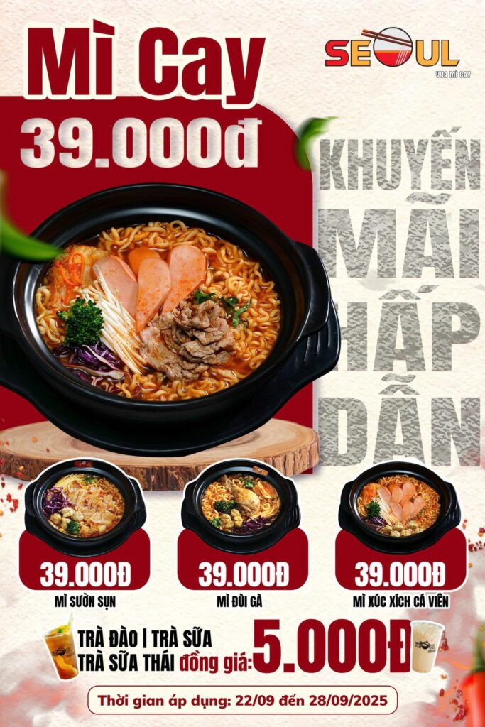 Đi học về – deal ngon phủ phê! – SEOUL BÀ RỊA