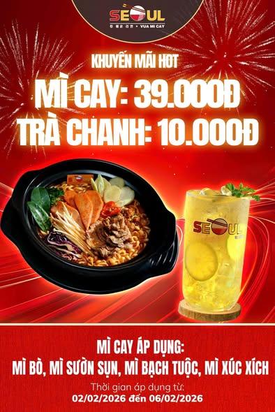Ra mắt menu mới – ưu đãi tới! – SEOUL LONG HẢI