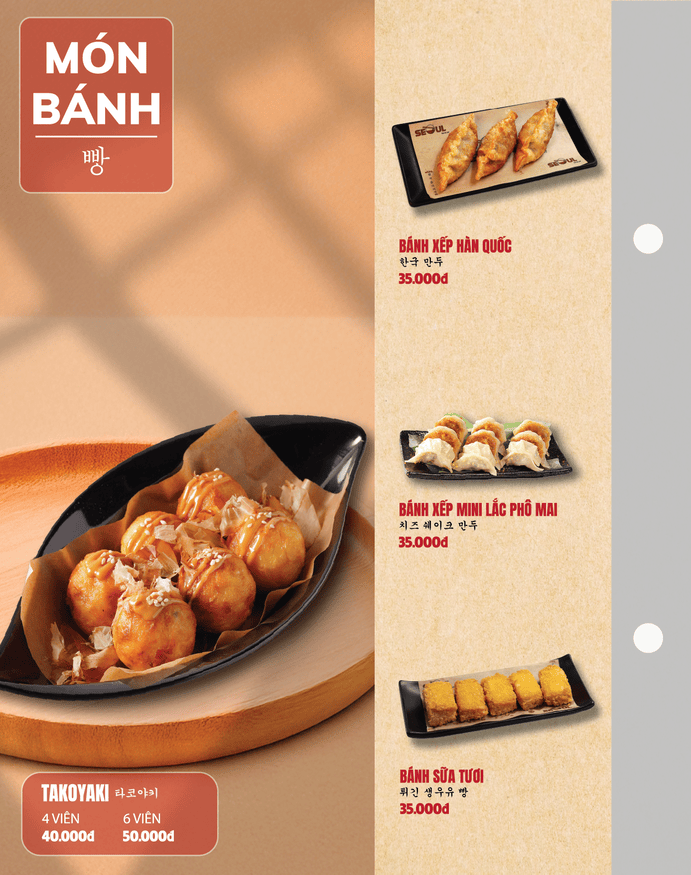 Menu SEOUL Lái Thiêu trang 7