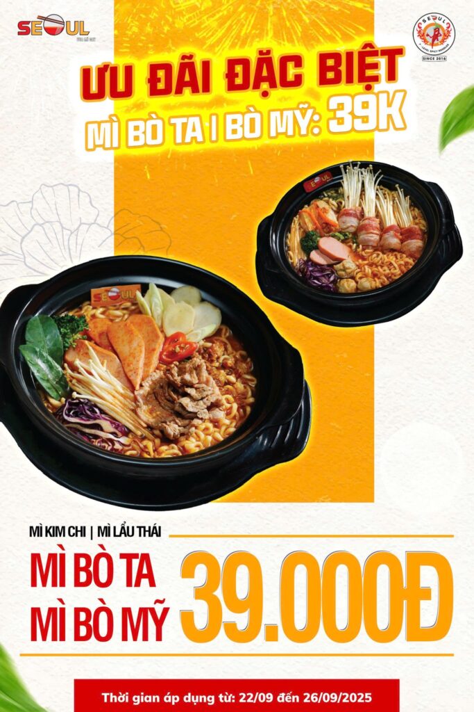 Đầu tuần bùng vị – ăn ngon hết ý! – SEOUL PHAN RÍ CỬA
