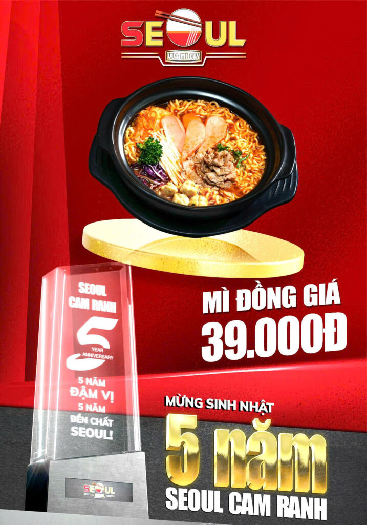 5 năm đậm vị – 5 năm bền chất SEOUL! – Cam Ranh