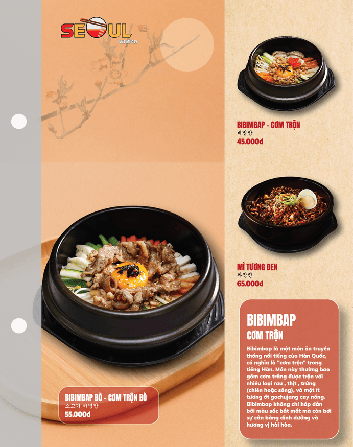 Menu SEOUL Cam Ranh trang 10