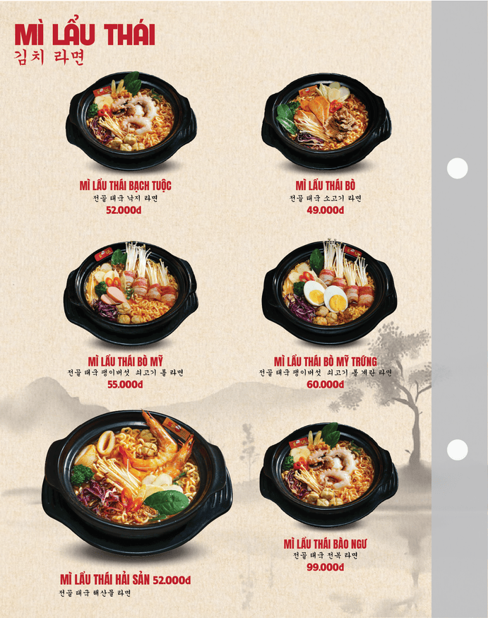 Menu SEOUL Kiến Đức trang 3