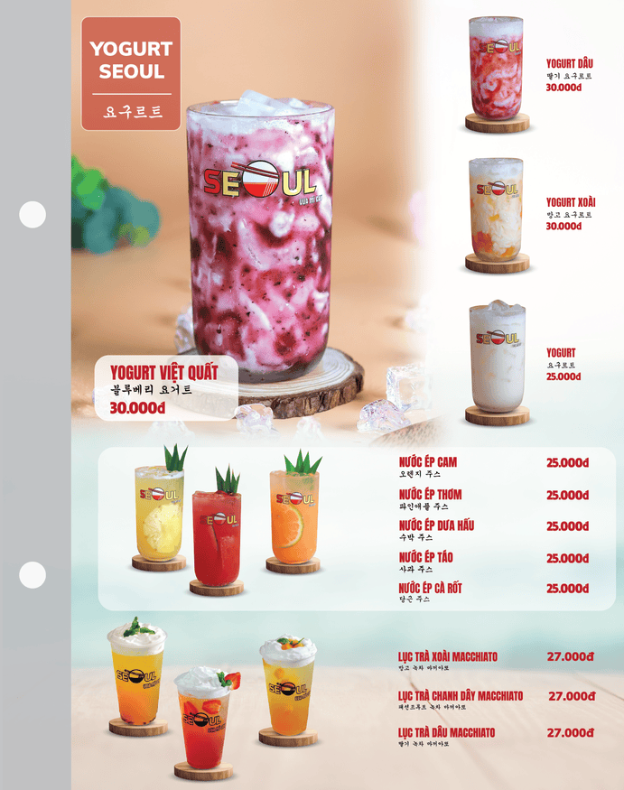 Menu SEOUL Kiến Đức trang 16
