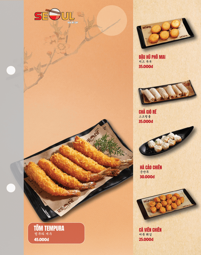 Menu SEOUL Tân Quy trang 14