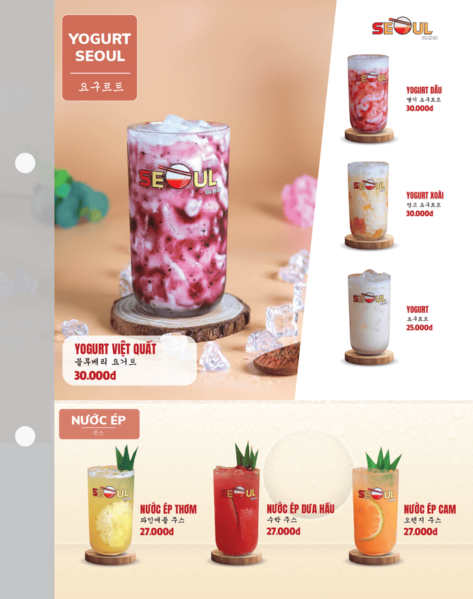 Menu SEOUL Tân Quy trang 16