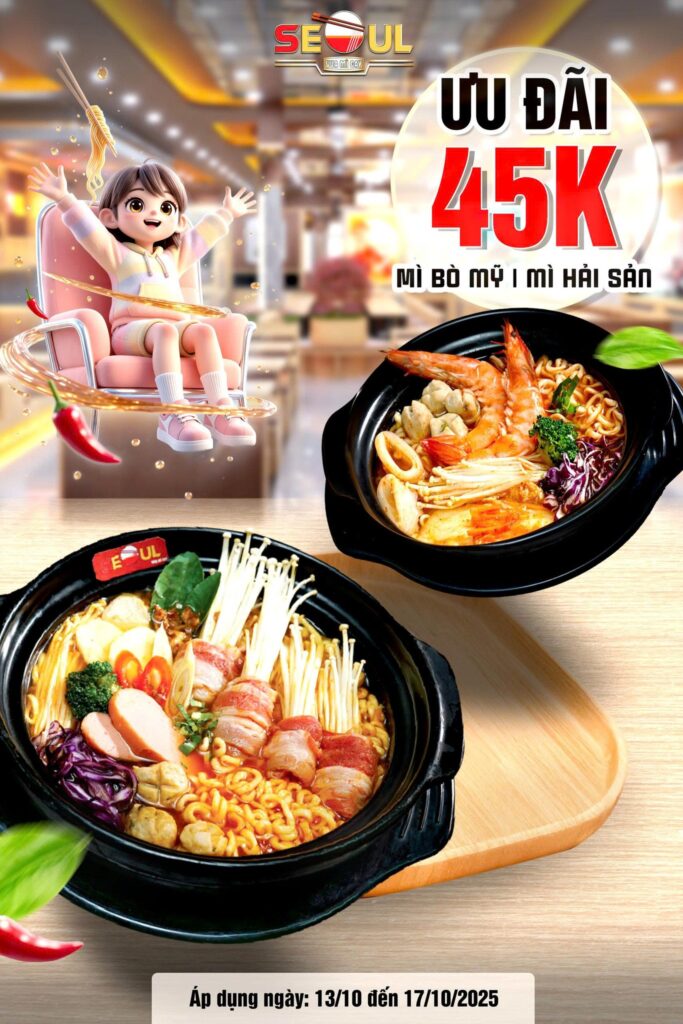 Vui cùng hội bạn – nhận ngàn ưu đãi! – SEOUL NAM PHƯỚC