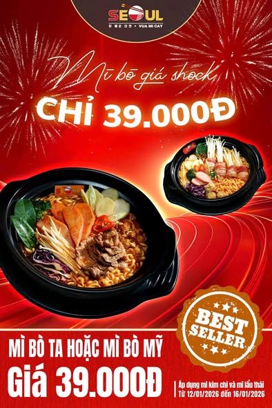 Deal hot trở lại – ngon bất bại! – SEOUL THỦ THỪA
