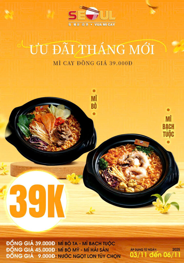 Ting ting lương về – ê hề deal hot! – SEOUL TRẢNG BOM