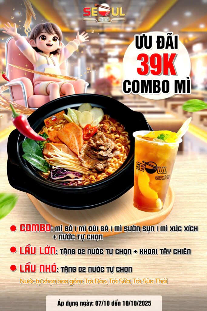 Tháng của nàng – ngàn quà tặng! – SEOUL VĨNH LỘC B