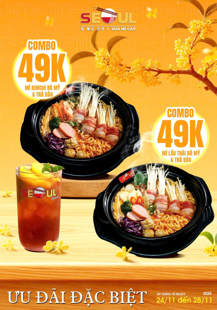 Black Friday – giảm giá sốc hơn 40%! – SEOUL CÀ MAU