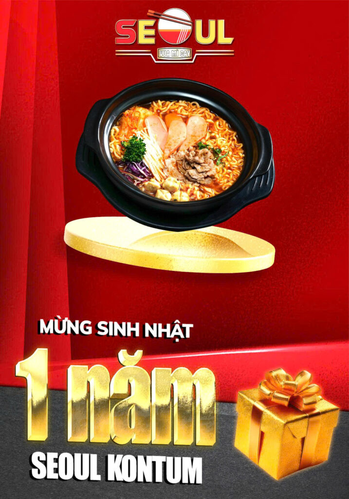 Sinh nhật linh đình – ưu đãi cực đỉnh! – SEOUL KON TUM