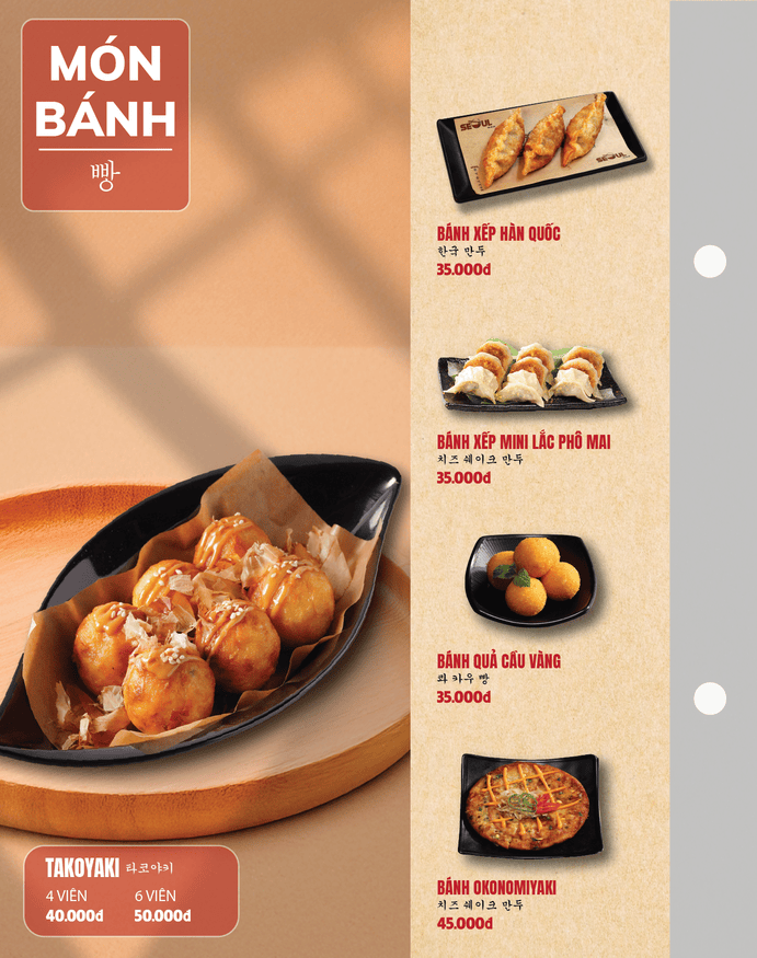 Menu SEOUL Đồng Phú trang 7