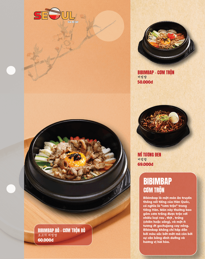 Menu SEOUL Đồng Phú trang 10