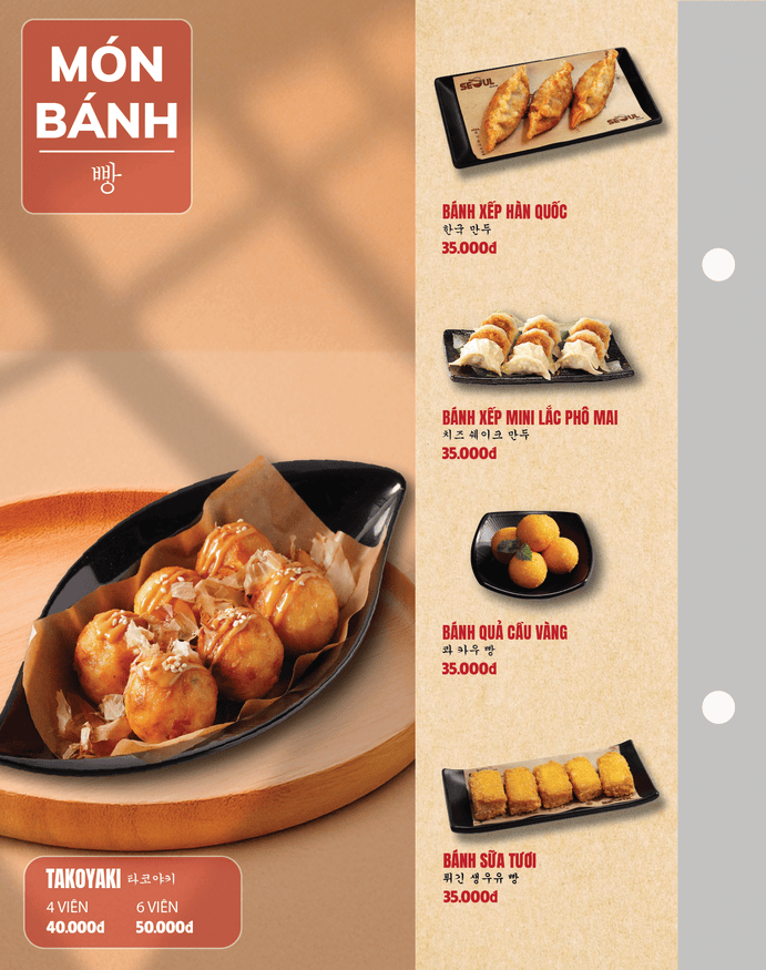 Menu SEOUL Hà Lam trang 7