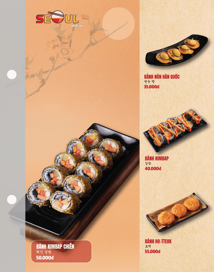 Menu SEOUL Hà Lam trang 8