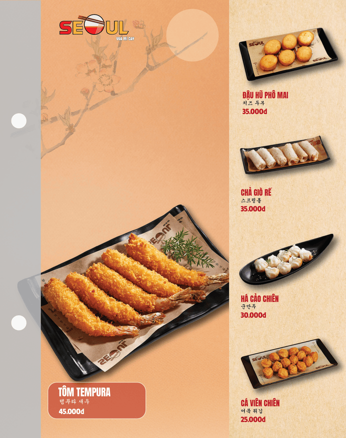 Menu SEOUL Hà Lam trang 14