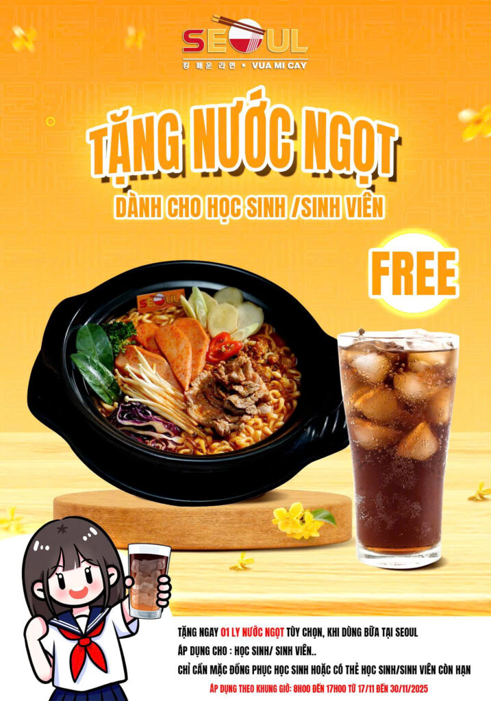 Học Sinh – Sinh Viên Ơi! Đến SEOUL Là Có Quà! – SEOUL TÂN CHÂU