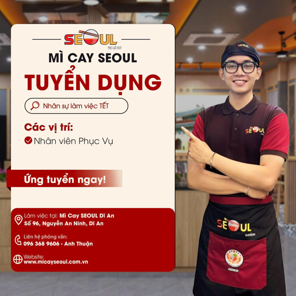 SEOUL DĨ AN TUYỂN DỤNG