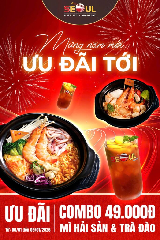 Khai xuân rộn ràng – ưu đãi ngập tràn!- SEOUL PHÚ GIÁO