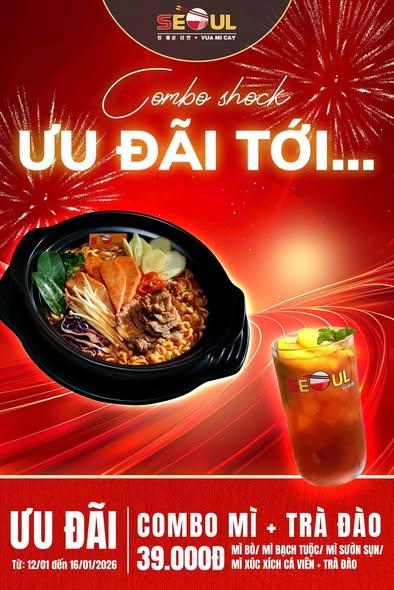 Đầu xuân rộn ràng – giảm đến 50%! – SEOUL ĐÌNH QUÁN