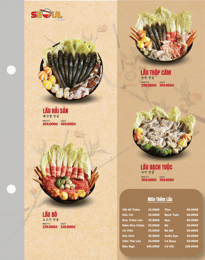 Menu SEOUL Krông Pắk trang 6