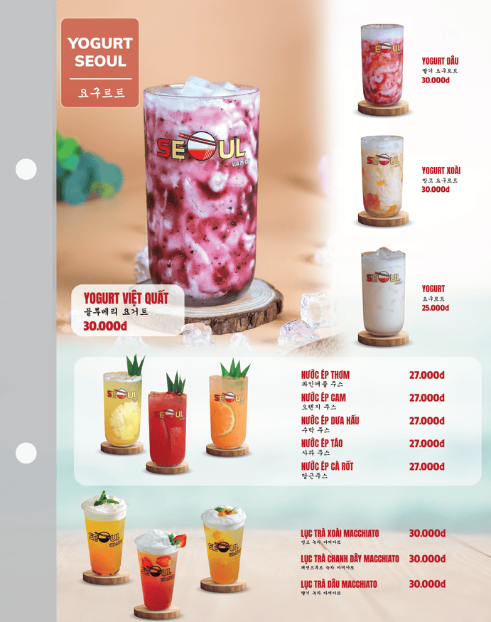 Menu SEOUL Krông Pắk trang 16