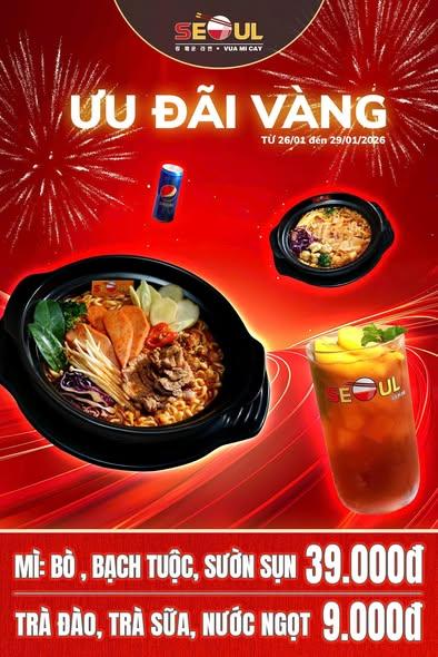 Đại tiệc cuối năm – tưng bừng ưu đãi! – SEOUL TRẢNG BOM
