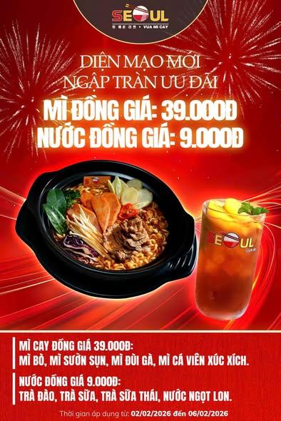 Diện mạo mới – ưu đãi tới! – SEOUL VĨNH AN