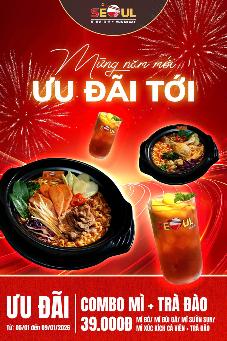 Mừng năm mới – Ưu đãi tới! – SEOUL DẦU TIẾNG, AN TÂY, MỸ PHƯỚC 01