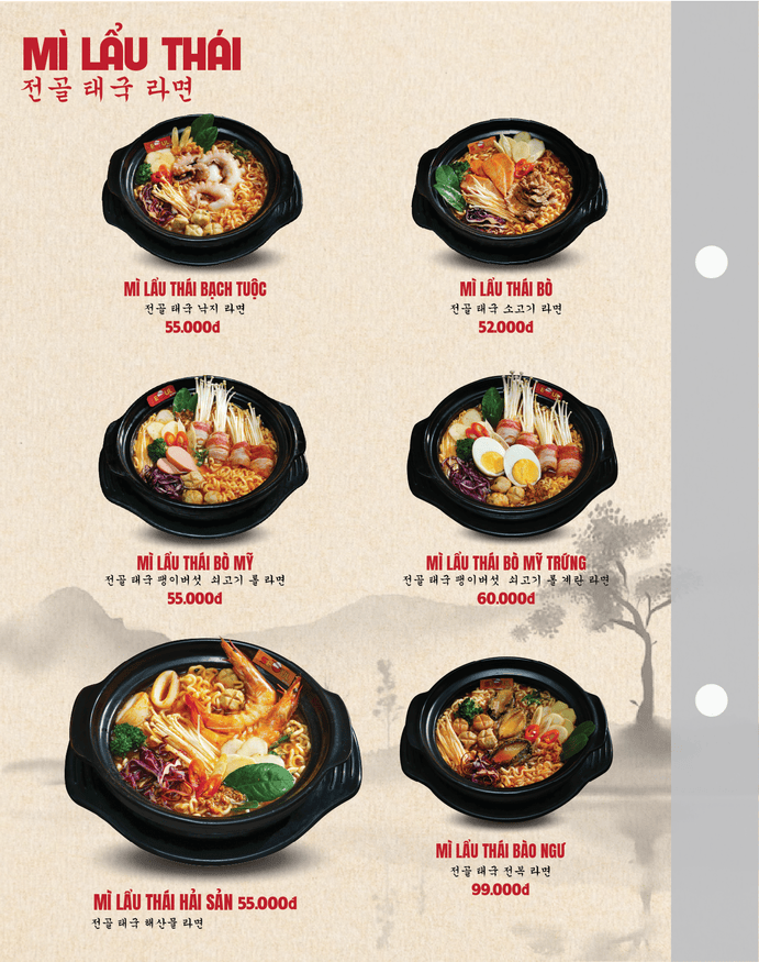 Menu SEOUL Đăk Hà trang 3